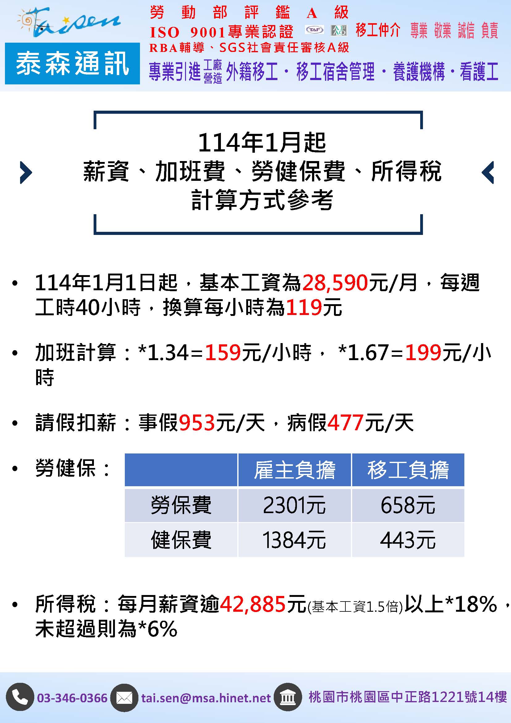 1131212-114年1月起薪資計算方式